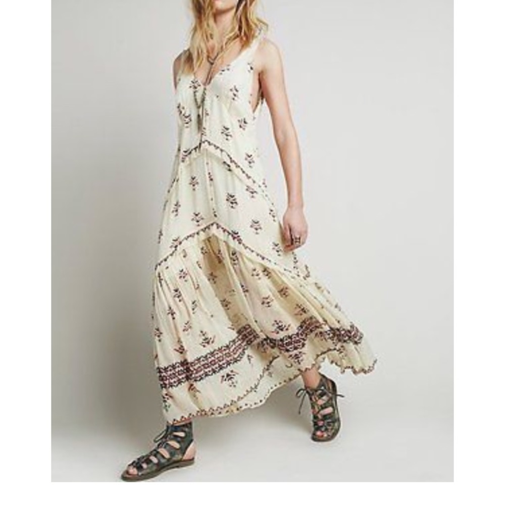 Free people Aztec maxi dress